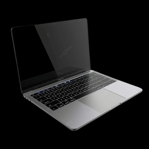 Digital marketing laptop workspace
